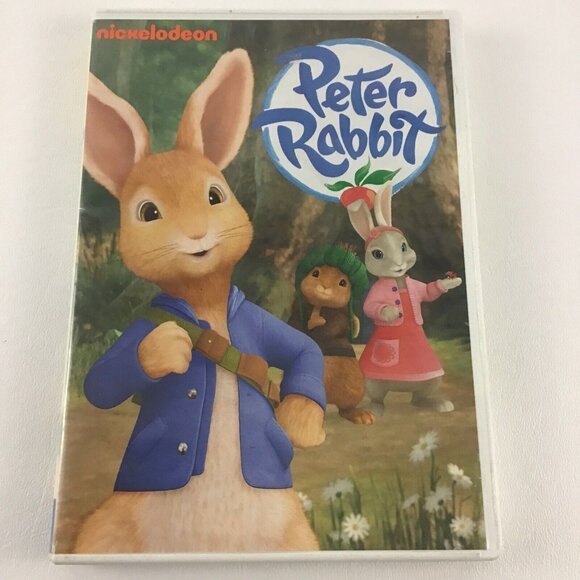 Nickelodeon Peter Rabbit DVD Animated Episodes with Plush Stuffed Animal Toy Lot - Picture 2 of 6